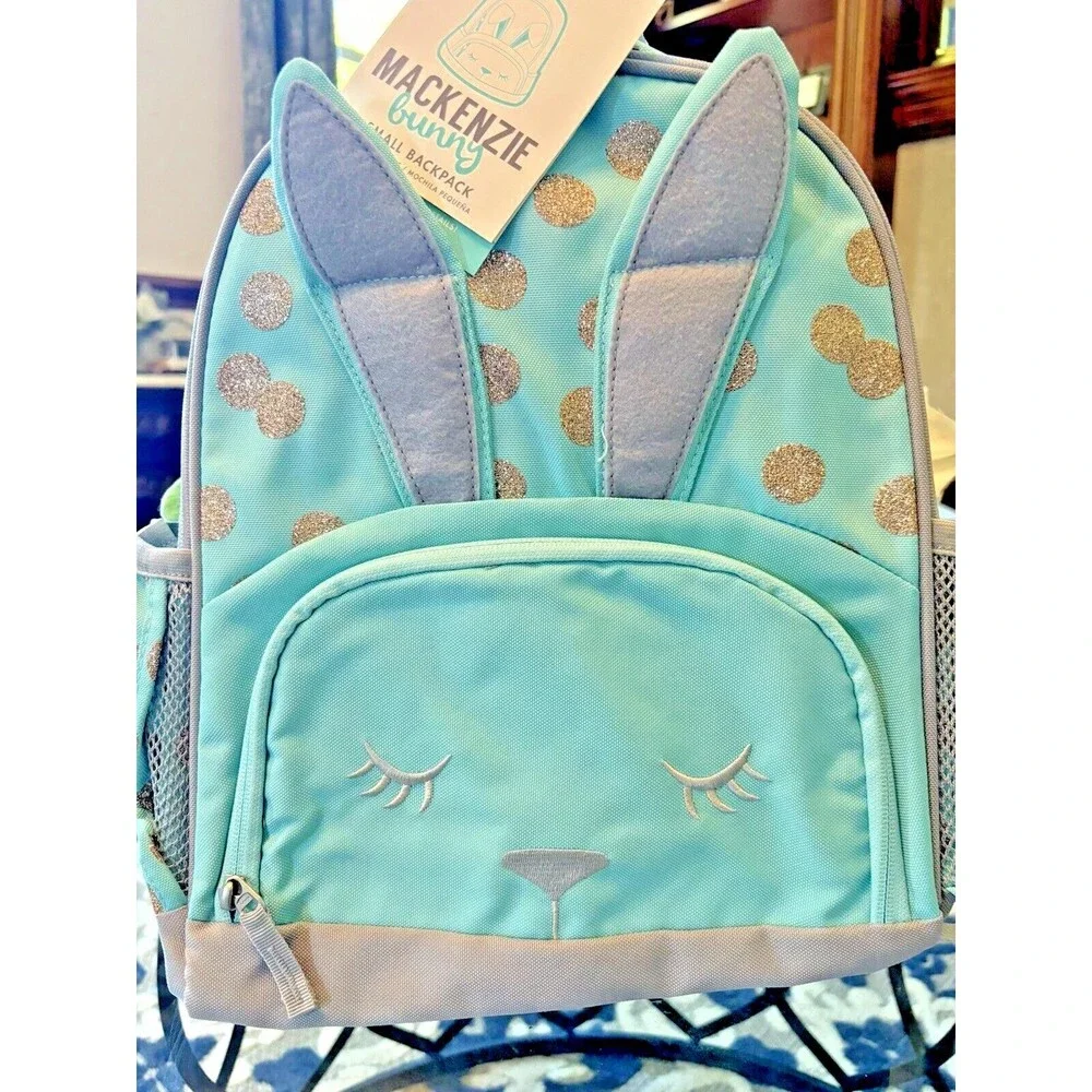 Pottery barn school kids School glitter BACKPACK rainbow travel Bag Girl kid🌈 .